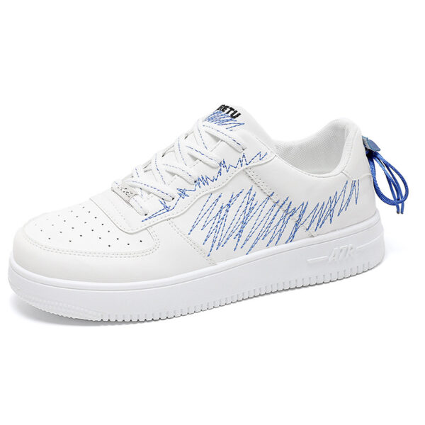 Casual Style Men Sport White Shoe Sneakers - Image 5